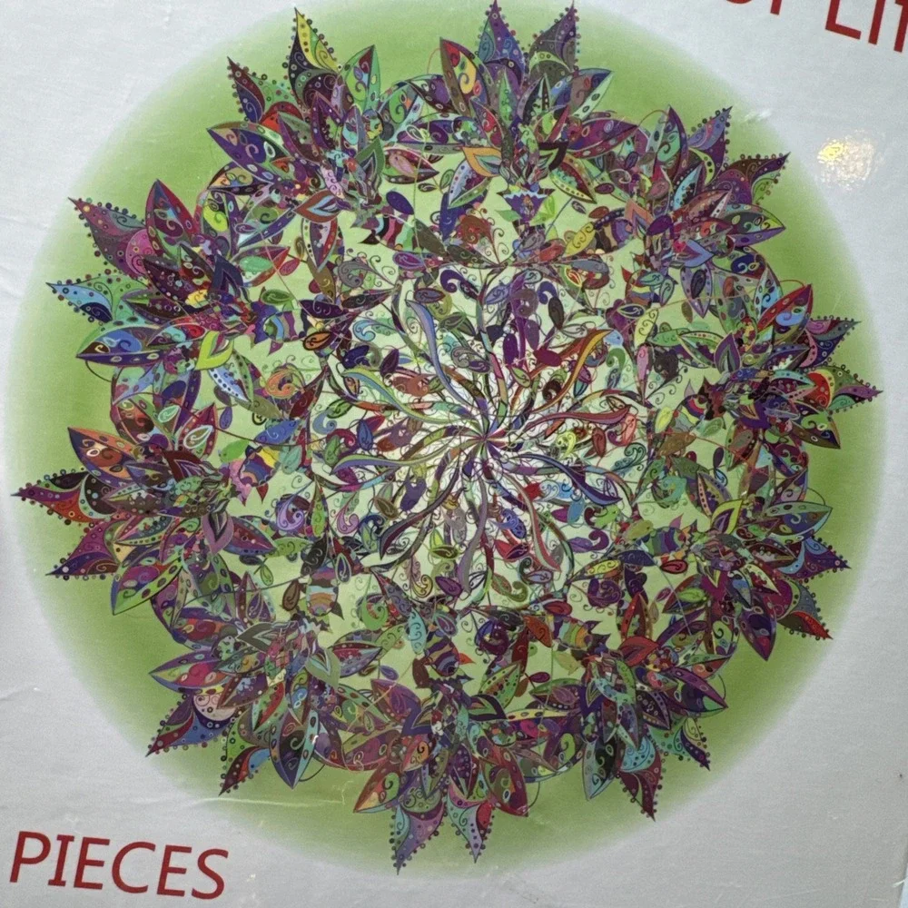 Round‎ Mandala Jigsaw Puzzle Brain Games 1k Pc 